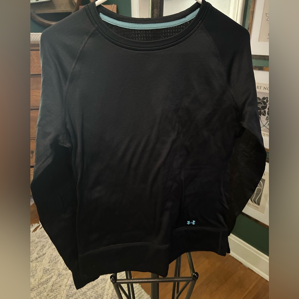 LG Men's Black Crewneck Sweater